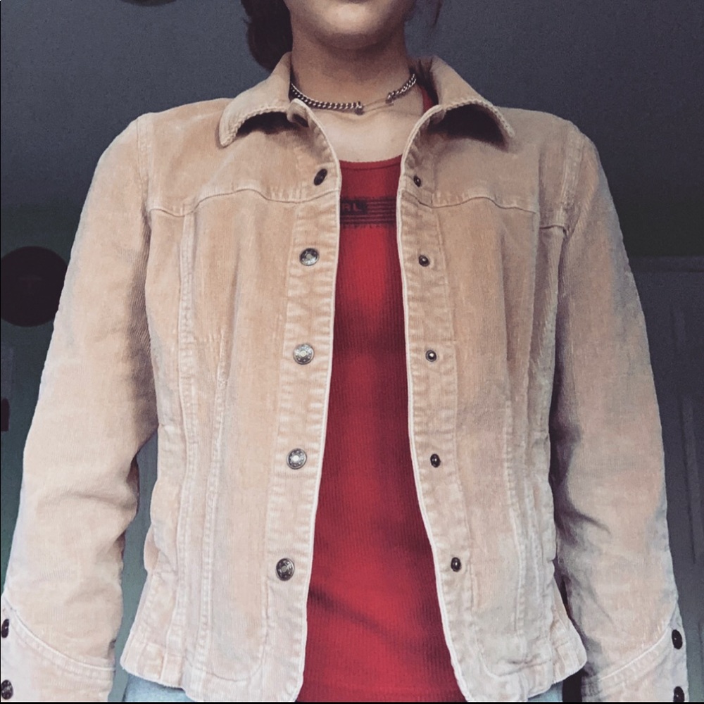 Corduroy Tan Jacket